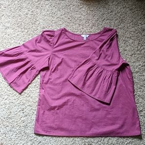 Flare Sleeve Blouse